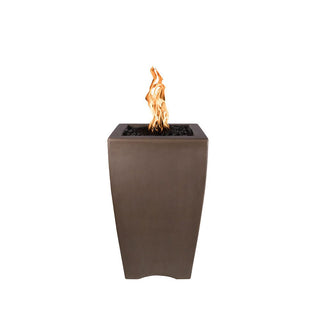 Baston Square Fire Bowl Pillar Vase - Concrete (GFRC) - Modofire