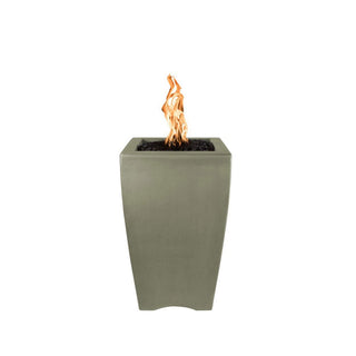 Baston Square Fire Bowl Pillar Vase - Concrete (GFRC) - Modofire