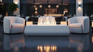 Belize Rectangle Fire Table - Concrete (GFRC) - Modofire