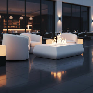 Belize Rectangle Fire Table - Concrete (GFRC) - Modofire