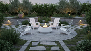 Belize Round Fire Bowl - Concrete (GFRC) - Modofire