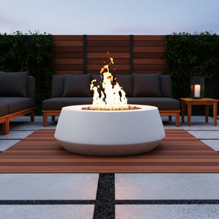 Belize Round Fire Table - Concrete (GFRC) - Modofire