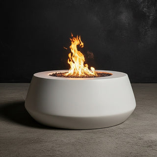 Belize Round Fire Table - Concrete (GFRC) - Modofire