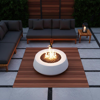 Belize Round Fire Table - Concrete (GFRC) - Modofire