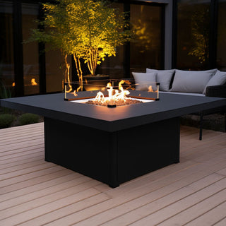 Bella Square Fire Table - Powder Coated Steel - Modofire