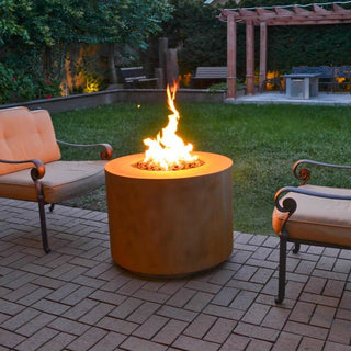 Beverly Round Fire Pit - Corten Steel - Modofire