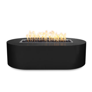 Bispo Rectangular Oval Fire Table - Powder Coated Steel - Modofire