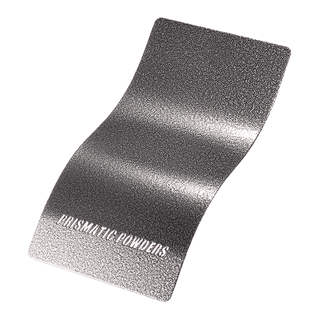 Black Silver Vein - Vein Hammertone Textured Gloss Powder Coated Swatch - Modofire