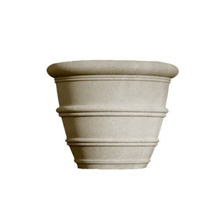 Bristol Round Planter / Water Vase - Round Bowl - Officially Licensed Frank Lloyd Wright - Dry Cast Sandstone -