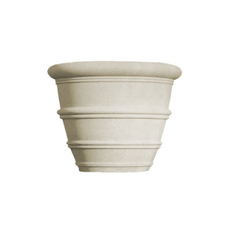 Bristol Round Planter / Water Vase - Round Bowl - Officially Licensed Frank Lloyd Wright - Dry Cast Sandstone -