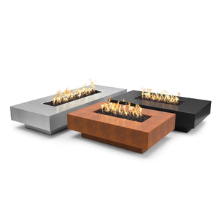 Cabo Linear Rectangle Fire Table - Powder Coated Steel - Modofire