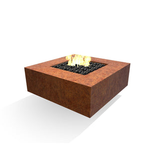 Cabo Square Fire Table - Corten Steel - Modofire