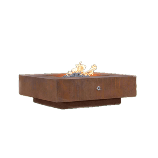 Cabo Square Fire Table - Corten Steel - Modofire