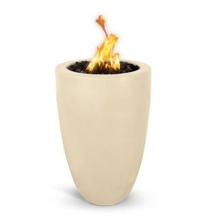 Castillo Round Fire Bowl Pillar - Concrete (GFRC) - with Access Door - Modofire