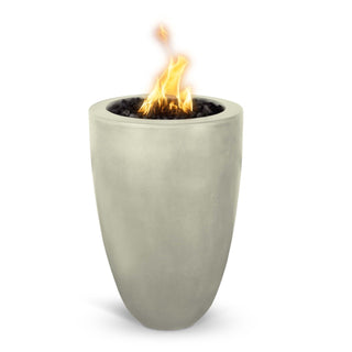 Castillo Round Fire Bowl Pillar - Concrete (GFRC) - with Access Door - Modofire