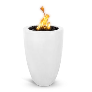 Castillo Round Fire Bowl Pillar - Concrete (GFRC) - with Access Door - Modofire