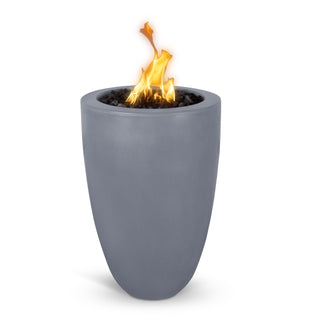 Castillo Round Fire Bowl Pillar - Concrete (GFRC) - with Access Door - Modofire