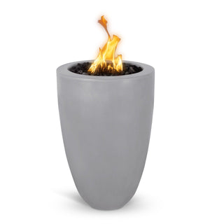 Castillo Round Fire Bowl Pillar - Concrete (GFRC) - with Access Door - Modofire