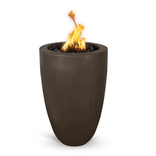 Castillo Round Fire Bowl Pillar - Concrete (GFRC) - with Access Door - Modofire