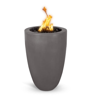 Castillo Round Fire Bowl Pillar - Concrete (GFRC) - with Access Door - Modofire