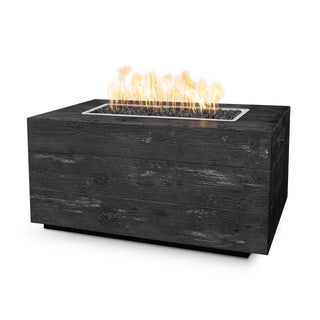 Catalina Rectangle Fire Table - Wood Grain Concrete - Modofire