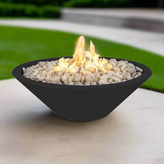 Cazo Round Cone Fire Pit - Narrow Ledge - Powder Coat - Modofire