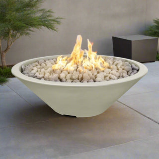 Cazo Round Cone Fire Pit - Narrow Lip - Concrete (GFRC) - Modofire