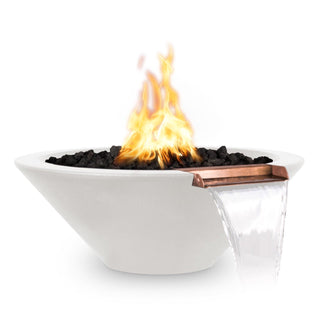 Cazo Round Cone Fire & Water Spillway Bowl - Concrete (GFRC) - Modofire