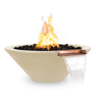 Cazo Round Cone Fire & Water Spillway Bowl - Concrete (GFRC) - Modofire