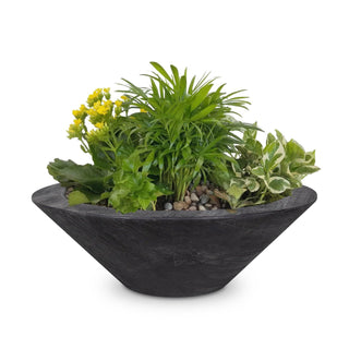 Cazo Round Cone Planter / Water Bowl - Wood Grain Concrete - Modofire