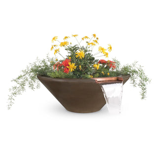 Cazo Round Cone Planter & Water Spillway Bowl - Concrete (GFRC) - Modofire