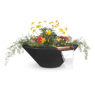 Cazo Round Cone Planter & Water Spillway Bowl - Concrete (GFRC) - Modofire