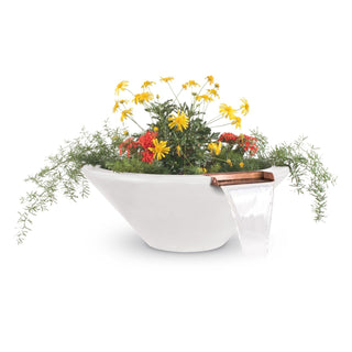 Cazo Round Cone Planter & Water Spillway Bowl - Concrete (GFRC) - Modofire