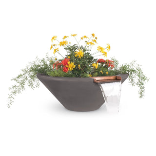 Cazo Round Cone Planter & Water Spillway Bowl - Concrete (GFRC) - Modofire