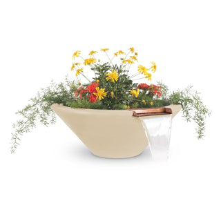 Cazo Round Cone Planter & Water Spillway Bowl - Concrete (GFRC) - Modofire