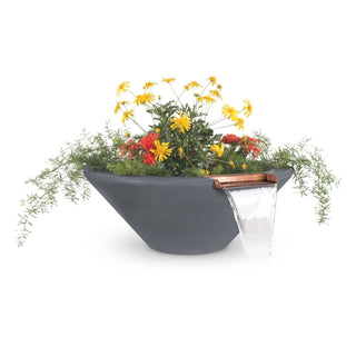 Cazo Round Cone Planter & Water Spillway Bowl - Concrete (GFRC) - Modofire