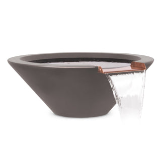 Cazo Round Cone Water Spillway Bowl - Concrete (GFRC) - Modofire