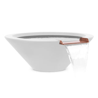 Cazo Round Cone Water Spillway Bowl - Concrete (GFRC) - Modofire