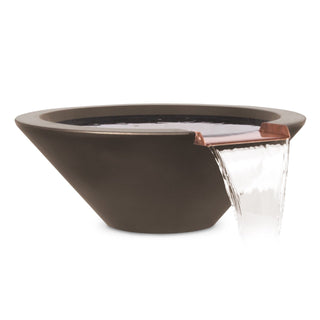 Cazo Round Cone Water Spillway Bowl - Concrete (GFRC) - Modofire