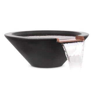 Cazo Round Cone Water Spillway Bowl - Concrete (GFRC) - Modofire