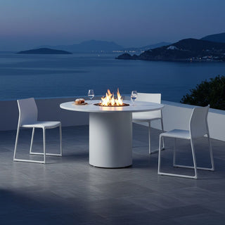 Circa Dining Fire Table - Aluminum - Modofire