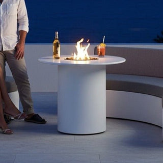 Circa Top Fire Dining Table - Aluminum - Modofire