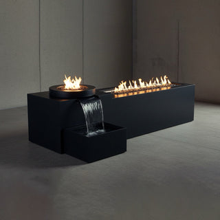 Circle End Fire & Water Table - Custom - Modofire