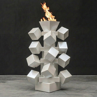 Climb Fire Pillar Sculpture - Modofire
