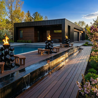 Climb Fire Pillar Sculpture - Modofire