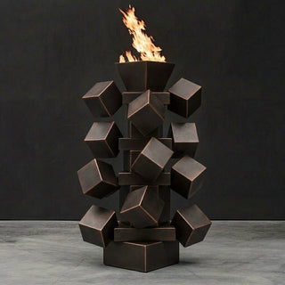 Climb Fire Pillar Sculpture - Modofire