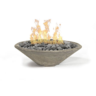 Conic Cast Fire Bowl - Cast Stone Natural Finish - modofire🔥