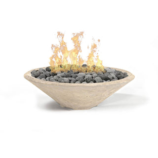 Conic Cast Fire Bowl - Cast Stone Natural Finish - modofire🔥