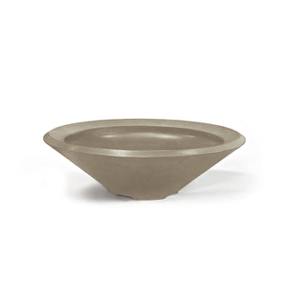 Conic Cast Planter / Water Bowl - Cast Stone Honed Finish - modofire🔥