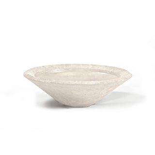 Conic Cast Planter / Water Bowl - Cast Stone Natural Finish - modofire🔥